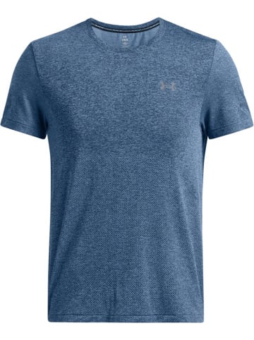 Under Armour T-Shirt "Ua Seamless Stride Ss" in Blau