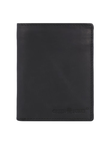 Greenburry Vintage Geldbörse RFID Leder 10 cm schwarz