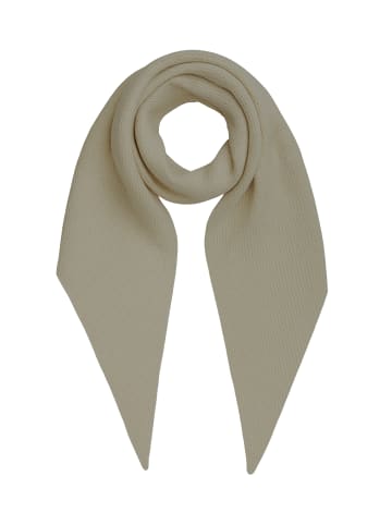 Faera Weicher Strickschal mit dezenter Struktur in Beige