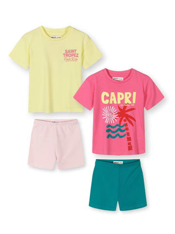Minoti 2-er Pack Top & Leggings 30SET160 in pink