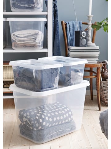 SmartStore 5er-Set Aufbewahrungsbox Basic Transparent 44L