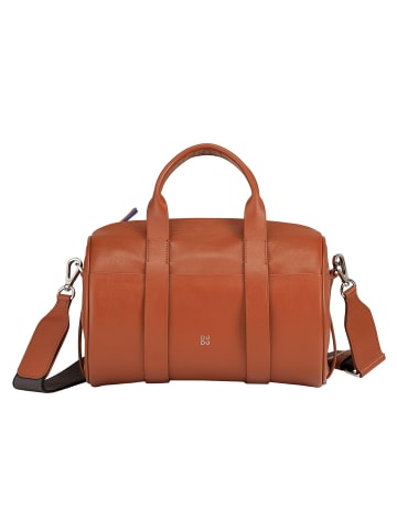DuDu Handtasche Leder 25 cm in cinnamon