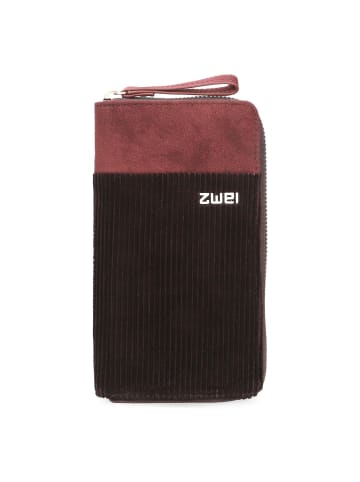 Zwei Eva Geldbörse 20 cm cord espresso
