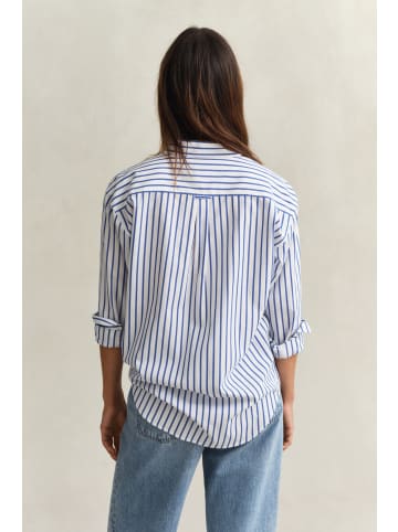 Gant Bluse in blau weiß