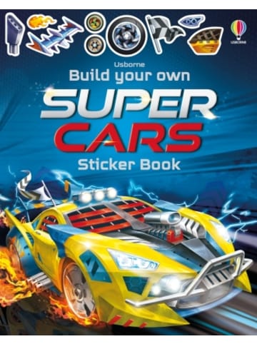 Usborne Publishing Ltd Buch - Build Your Own Supercars Sticker Book