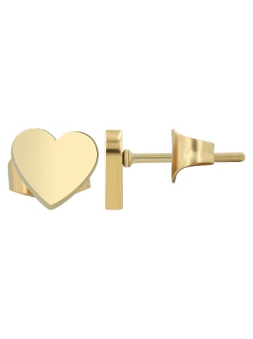 Adeliás Damen Ohrringe – Ohrstecker aus Edelstahl in gold