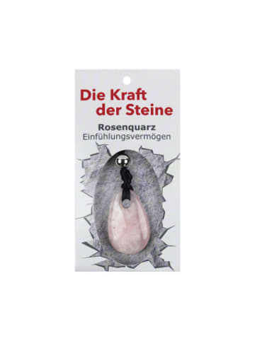 Marco Schreier Mineralien Nonbook - Kraftstein-Anhänger Rosenquarz (Einfühlungsvermögen)