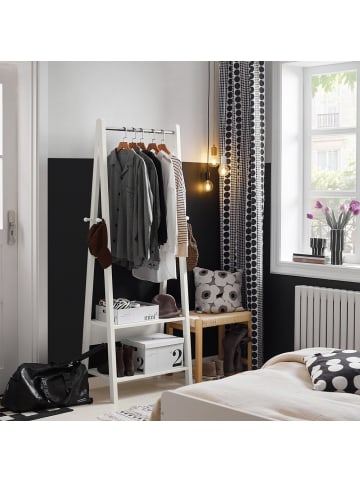 SoBuy Kleiderständer in Reinweiß - (W) 39 x (H) 180 x (L) 66 cm