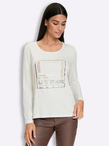 Heine Langarm-Shirt in ecru