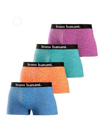 Bruno Banani Boxershorts in blau, orange, türkis, lila