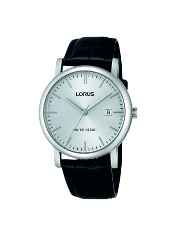 Lorus Leder Quarzuhr Lorus Silber