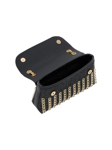 faina Women Flap Bag in Black Gold