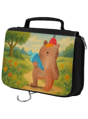 Mr. & Mrs. Panda Kosmetiktasche Bär Schultüte Design ohne Spruch in Weiß