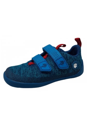 Affenzahn Klettschuh Knit Happy Shark in Blau