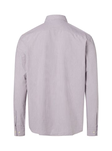 Marc O'Polo Hemd in flieder weiß - 0001