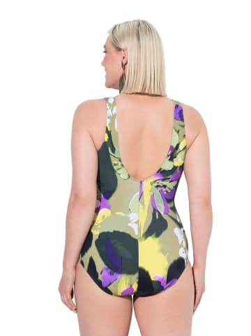 Ulla Popken Badeanzug in moselgrün