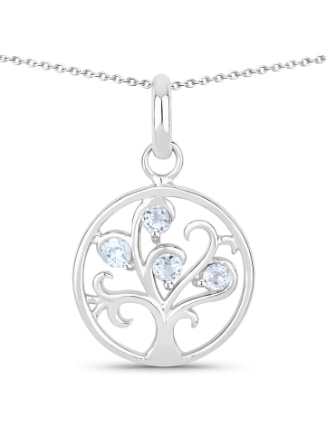 Rafaela Donata Kette Tree of Life Sterling Silber Blautopas in silber