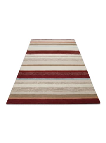 Wecon Home Teppich "Sally" in Beige Multi/Rot Multi/Creme Weiß