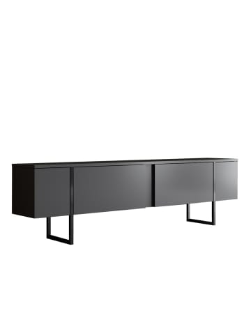 CALICOSY TV Möbel LUXE in Anthrazit - (W) 180 x (H) 50 x (L) 30 cm