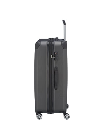 travelite City - 4-Rollen-Trolley erw. L 77 cm in anthrazit