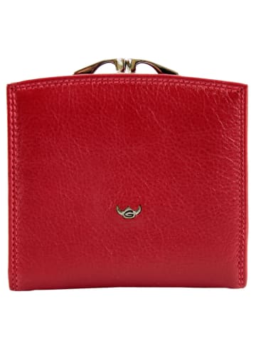 Golden Head Polo Geldbörse RFID Leder 10 cm rot