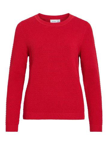 Vila Strickpullover in Savvy Red1
