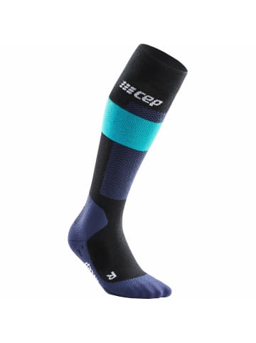 cep Ski-Socken v2 in Indigo
