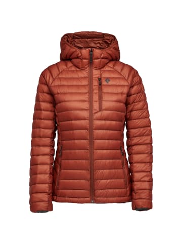 CAMP W APPROACH DOWN HOODY in Dunkelrot