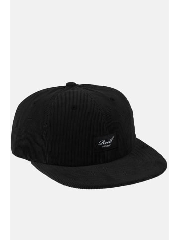 Reell Cap "Flat 6-Panel Cap" in Schwarz
