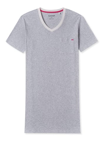 Schiesser Nachthemd Casual Nightwear in Grau