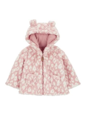 carter's Plüschjacke Kapuze mit Ohren in Rosa