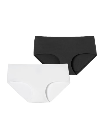 Schiesser Panty Invisible Soft in schwarz-weiss