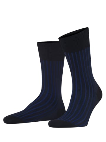 Falke Socken Shadow in Anthra/hellblau gestreift