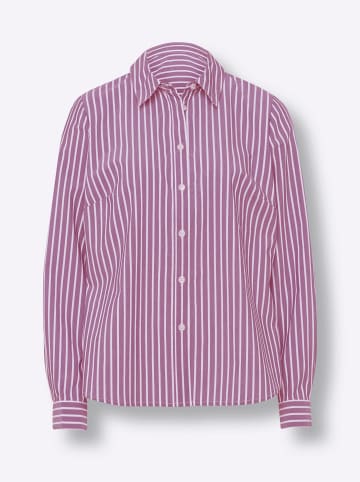 Heine Streifenbluse in erika-weiß-gestreift