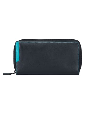MYWALIT Geldbörse RFID Schutz Leder 20 cm in black-pace