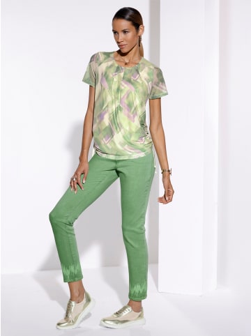 creation L Shirt in pistazie-apfel-bedruckt