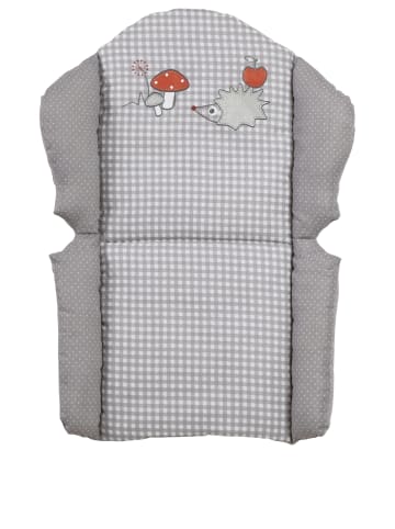 roba Sitzverkleinerer 'Adam & Eule' - Sitzkissen für Kombihochstühle - Grau