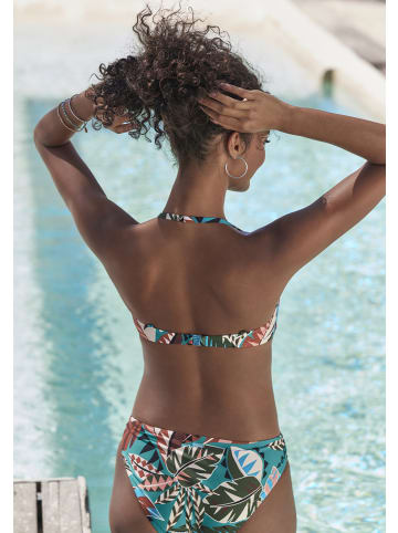 Buffalo Bikini-Hose in aqua bedruckt