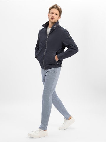 ALBERTO Stoffhose Lou-J in marine weiß