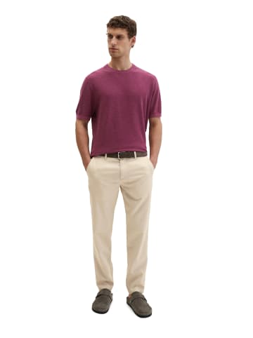 Marc O'Polo Kurzarm-Pullover regular in Acai Red