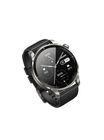 Wisam® Joyroom Smartwatch mit Anrufannahmeoption Bluetooth 5.3 Grau