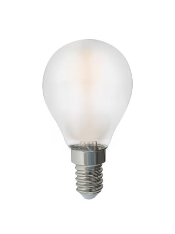 Licht-Erlebnisse E14 LED-Leuchtmittel in Warmweiß EEK E A bis G Ø 4.5 cm in Matt Weiß