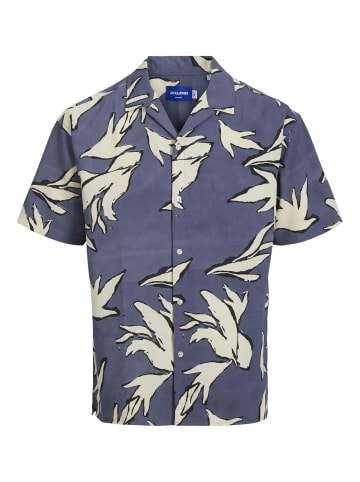 Jack & Jones Hemd 'Jeff Jaquard' in blau