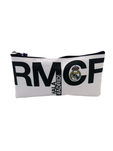 Real Madrid Federmäppchen 22,5x12x1cm flaches Mäppchen Reißverschluss