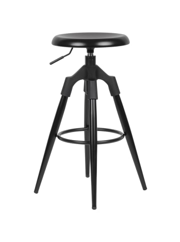 FineBuy Barstuhl in Schwarz / Metall / 53x53x53