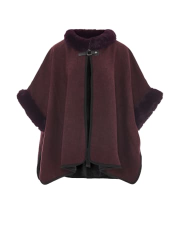 fraully Damen Poncho in Lila