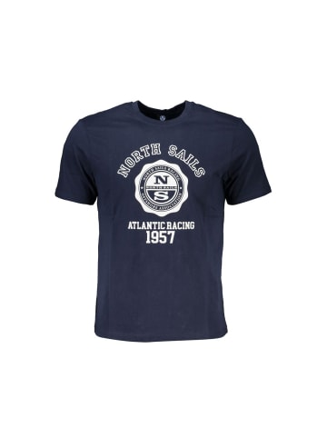 North Sails Blaues Baumwoll-T-Shirt