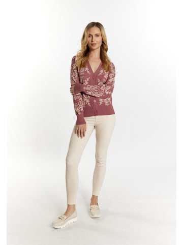Albee Women Strickcardigan in Altrosa Creme