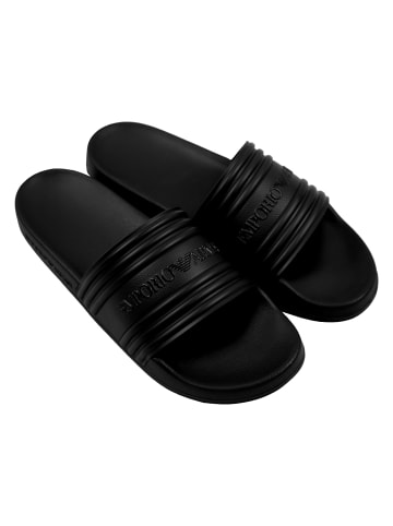 Emporio Armani Badeschuhe in Schwarz