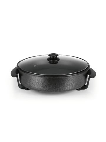 Gourmet Maxx Party-Pfanne elektrisch 1500W schwarz Schwarz